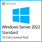 Microsoft Windows Server 2022 Standard – 16 Core License