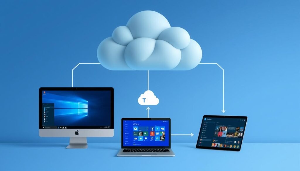 Microsoft Office 2021 cloud integration with OneDrive and Teams