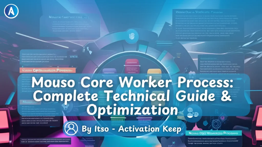 Mouso Core Worker Process shown in Windows Task Manager