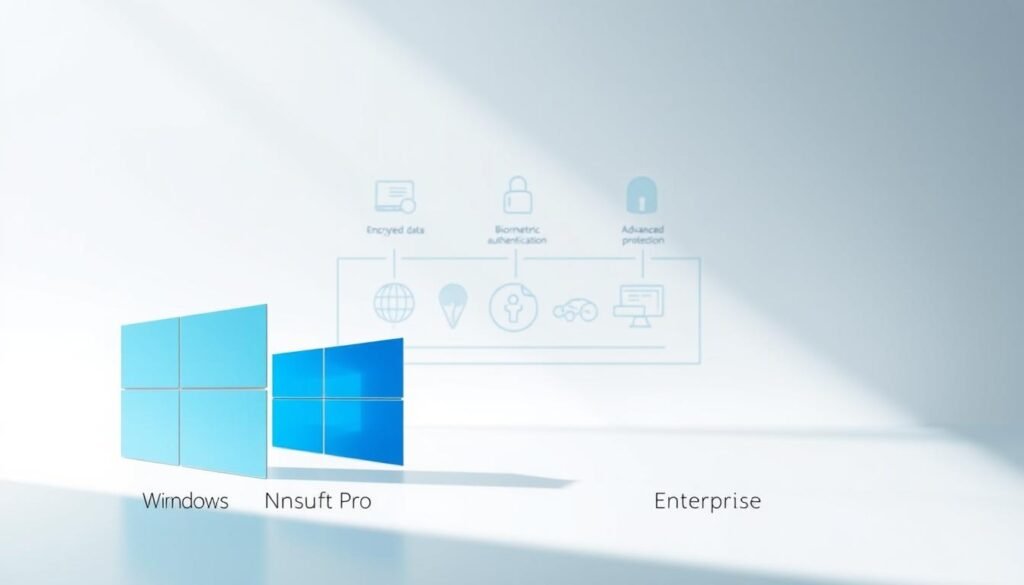 Windows security features comparison