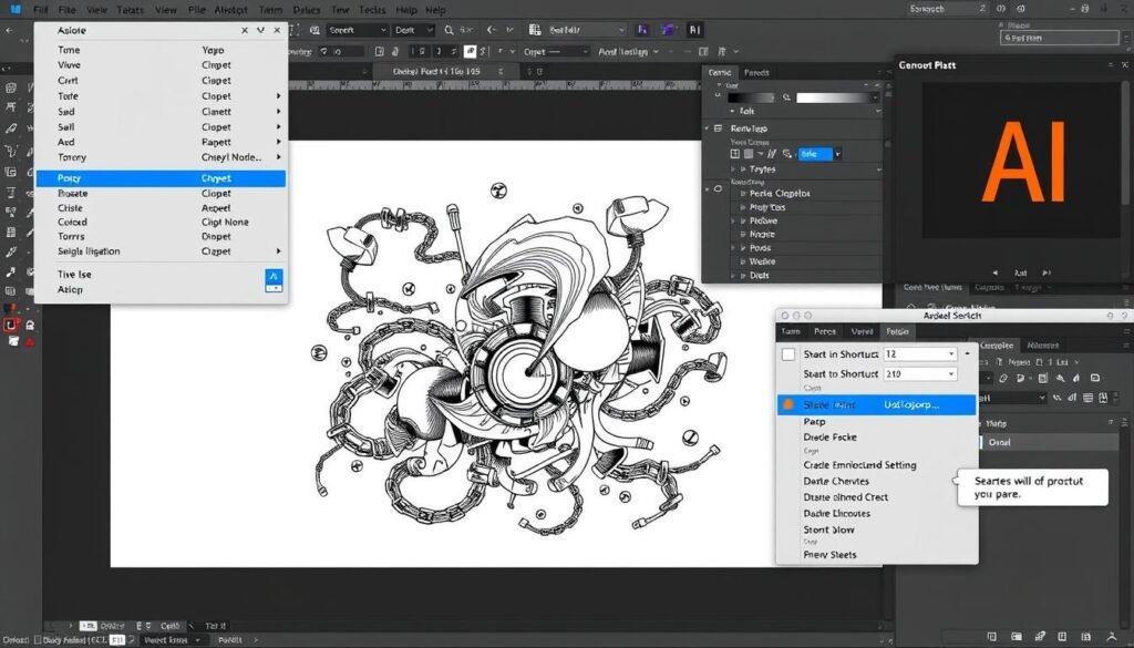 Advanced Adobe Illustrator shortcut techniques