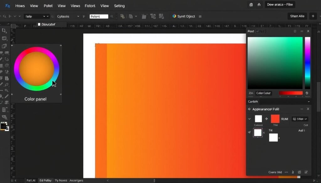 Color and appearance controls in Adobe Illustrator