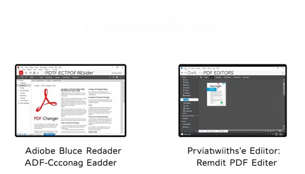 Comparison of Adobe Acrobat Reader and alternative PDF software options