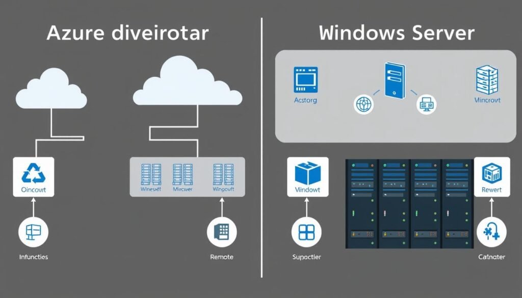 Comparison of Azure cloud deployment vs Windows Server on-premises deployment