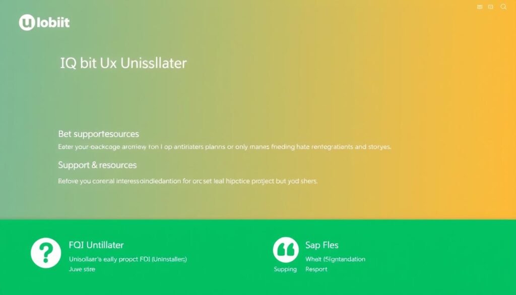 IObit Uninstaller FAQ and support resources