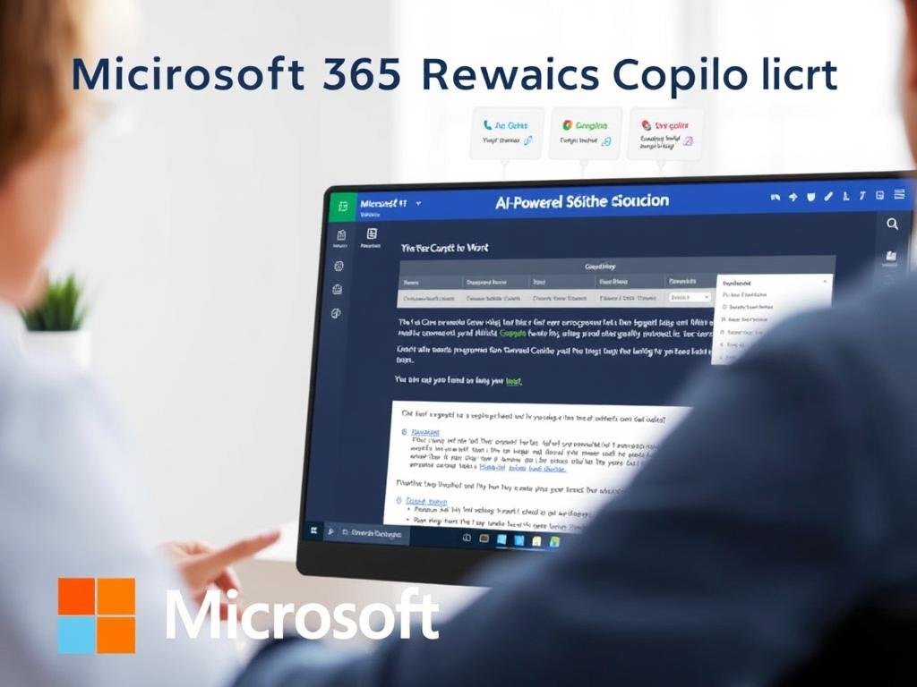 Microsoft 365 showing AI-powered Copilot features in action