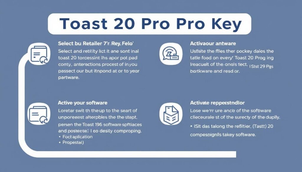 Step-by-step visual guide for purchasing Toast 20 Pro Key