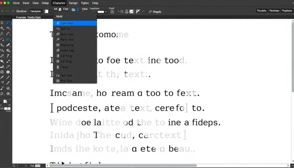 Text formatting in Adobe Illustrator