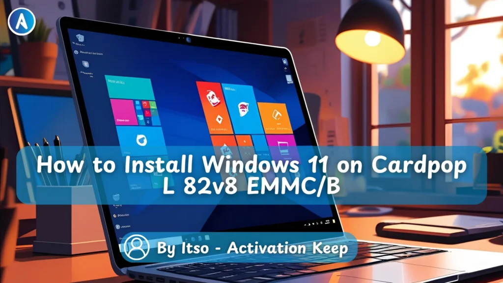 How to Install Windows 11 on Cardpop L 82v8 EMMCB