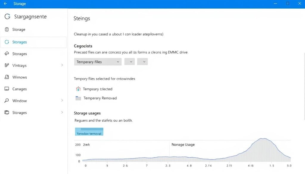 Storage optimization settings for EMMC drive