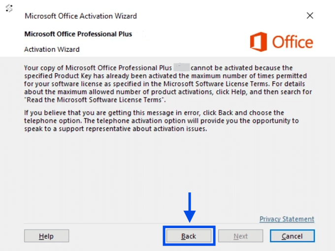 Selecting telephone activation
